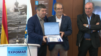 O director de 'Vivir o mar' da TVG recolle o Premio Fundación Expomar de Burela