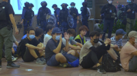 Centos de detidos en Hong Kong no primeiro día de aplicación da lei de seguridade imposta por Pequín