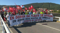 Manifestación en Noia pola defensa do emprego na planta de reciclaxe de Lousame