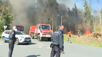 O primeiro incendio da tempada en Galicia queimou 40 hectáreas en Santiago