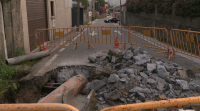 Unha fochanca obriga a cortar o acceso á parroquia viguesa de Navia