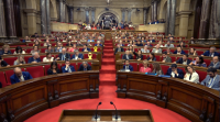 O Parlamento catalán debate e vota a moción de Ciudadanos contra Torra