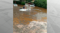 Inundacións e rescates en Benicasim por unha tromba de auga torrencial
