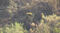 Estabilizado o incendio en Ezcaray, na Rioxa, tras queimar 125 hectáreas