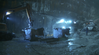 Na mina de lousa máis grande do mundo traballan as 24 horas do día