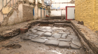 Unha escavación en Lugo saca á luz parte do trazado dunha calzada romana