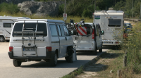 Veciños e autocaravanistas, en conflito polo estacionamento en espazos naturais