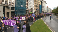 Manifestacións nas cidades e municipios galegos para celebrar o 8-M