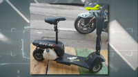 Detido en Meira cando circulaba bébedo cun patinete que incorporaba o motor dunha rozadora