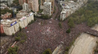 Un millón de persoas protestan nas rúas de Santiago de Chile