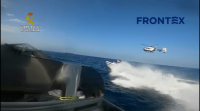 Tres detidos na persecución dunha lancha por mar e aire en Cádiz