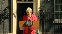 Os xornais británicos destacan a resignación no adeus de Theresa May