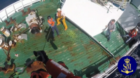 Salvamento Marítimo rescata un mariñeiro que sufriu un accidente a 100 millas da Coruña