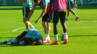 Dureza e intensidade no adestramento do martes do Celta