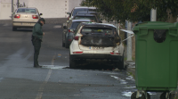 Queiman dous vehículos en Arzúa e provocan estragos en sete máis