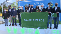 Feijóo reivindica o "fermosismo galego" na entrega das bandeiras verdes