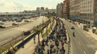 Os traballadores de Repsol na Coruña saen á rúa para esixir a retirada do ERTE