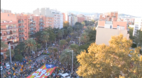 350.000 persoas piden liberdade en Barcelona