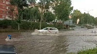 Unhas treboadas de verán provocan graves inundacións en Madrid e Castela-A Mancha