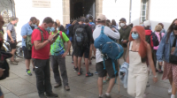 Máis de mil peregrinos chegan cada día a Compostela, malia a quinta vaga da pandemia