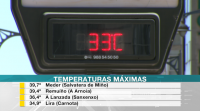 A xornada de máis calor en Galicia deixa temperaturas próximas aos 40 graos