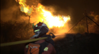 Estabilizado un incendio que arrasou 800 hectáreas na serra de Madrid