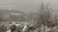 Primeira fin de semana do ano con neve nas montañas de Lugo e Ourense