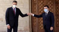 Sánchez e Aragonés acordan "dialogar sen prazos" desde "posicións moi afastadas"