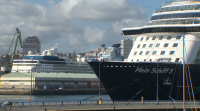 A Coruña acolle a primeira dobre escala de cruceiros despois de case dous anos