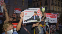 Concentracións de apoio a Puigdemont en Cataluña
