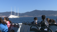 Tres dos navíos máis luxosos do mundo coinciden nas augas de Vigo
