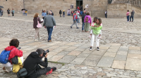 Medra a presenza de turistas en Compostela a pesar do tempo invernal