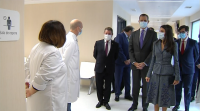 Os reis innauguran o novo hospital de Toledo