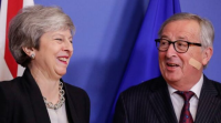 Sen avances sobre o 'brexit' tras a reunión entre May e Juncker