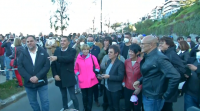 Milleiros de persoas maniféstanse en Donostia polos presos da ETA co apoio de ERC e JxCat