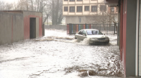 A borrasca Karim deixa inundacións e fortes refachos de vento en Vimianzo e Zas