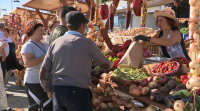 O prezo da cebola está arredor de 1,50 euros o quilo na feira anual de Sanxenxo