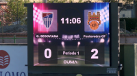 O Pontevedra resolve en Segovia en dez minutos (0-2) e lamenta a lesión de Rufo