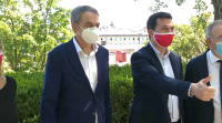 O ex-presidente Zapatero está en Galicia para apoiar a Gonzalo Caballero