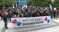 Milleiros de galegos maniféstanse a prol da nosa lingua