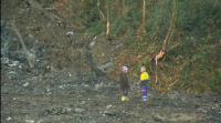 Retoman a busca dos dous traballadores desaparecidos na derruba de Biscaia