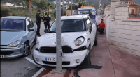 Persecución policial do sospeitoso de regar con ácido dúas mulleres en Málaga