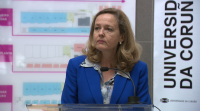 Nadia Calviño subliña o compromiso do Goberno coa economía galega