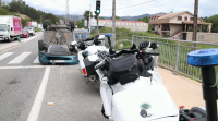 Tres feridos nun accidente múltiple en Gondomar
