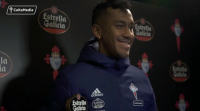 Renato Tapia, o xogador do mes no Celta, agarda chegar para o último partido