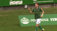 O Racing derrota o Celta B (2-0) e métese de pleno na loita polos postos altos