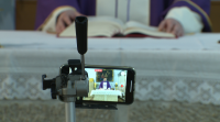 Máis de mil subscritores para seguir a misa desde Monforte por Internet