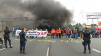Protestas na Coruña tras a ausencia de Maroto na mesa industrial para Alu Ibérica