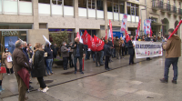 Mobilizacións contra o ere do BBVA, que prevé pechar 26 oficinas en Galicia