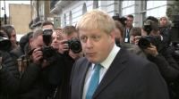O ex-ministro británico Boris Johnson, investigado por mentir sobre o 'brexit'